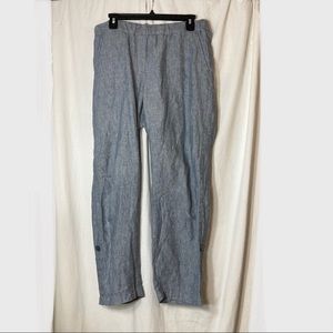 J. Jill chambray linen pants medium